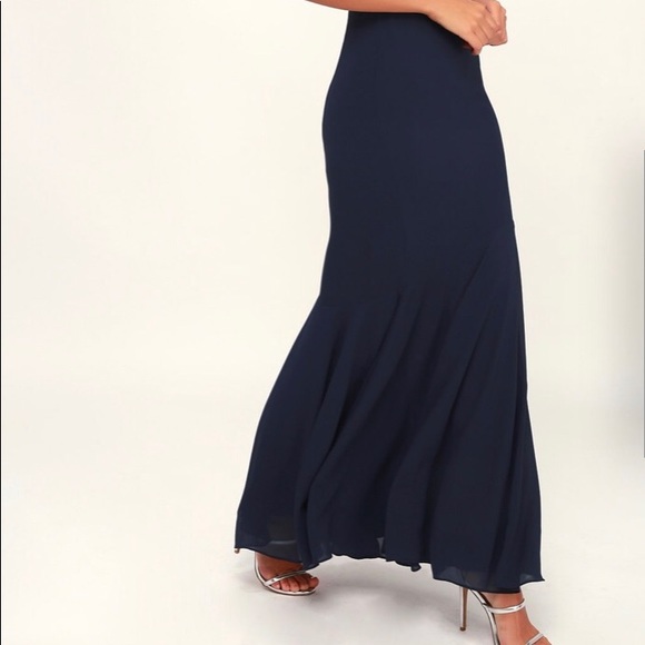 Lulus Navy Blue Maxi Dress - Picture 7 of 8